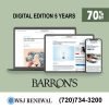 Barron's Subscription for Five Years with a 70% Discount
