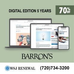 Barron's Subscription for Five Years with a 70% Discount