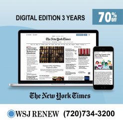 The NYT Subscription for 3 Years at 70% Discount