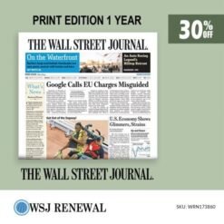 WSJ Print Edition Subscription 1 SKU WRN173860