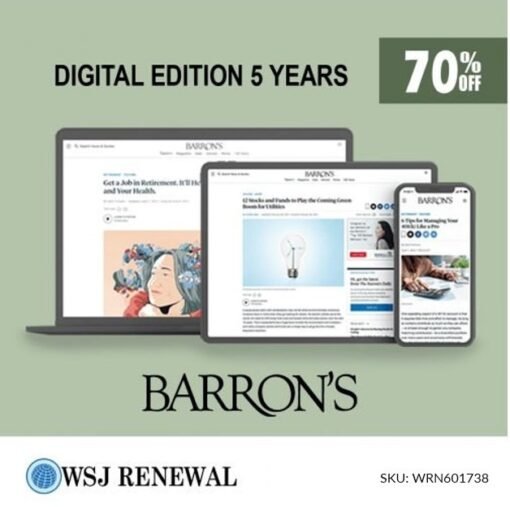 Barrons Subscription 5-Yea SKU WRN601738