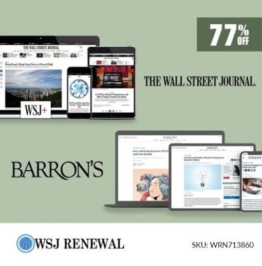 WSJ and Barron’s SKU WRN713860