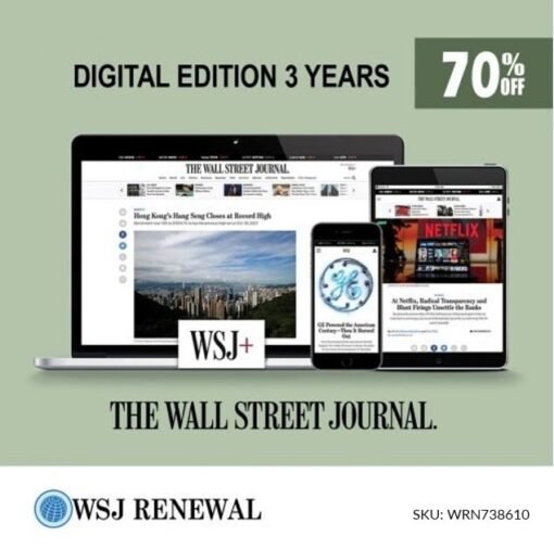 Wall Street Journal 3-Years SKU WRN738610