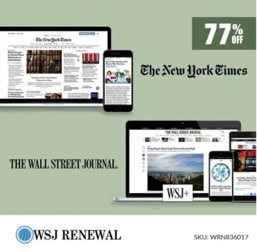 New York Times and The WSJ SKU WRN836017