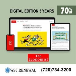 Join The Economist Digital Subscription today and embark on a captivating journey through the realms of finance, politics, medicine, and global news. Our subscription offers you three years of uninterrupted access, with no automatic renewal. If your current subscription is nearing its end, seize this opportunity to secure immediate savings by choosing this subscription option. The Economist Digital Subscription 3-Year with a 70% Discount