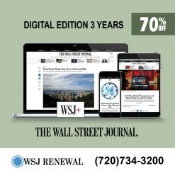Wall St Jnl Digital Subscription for 3 Years for only $79