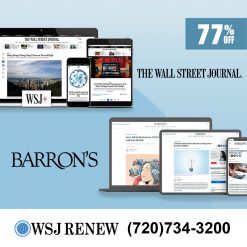 Barron's and Wall Street Journal Digital Subscription for 5 Years