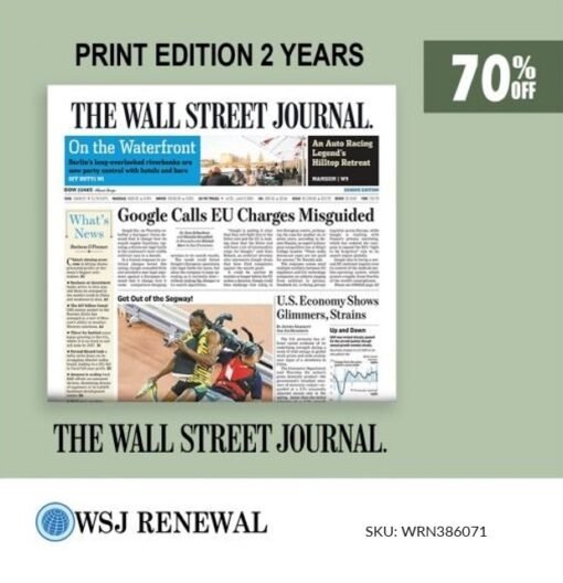 Wall Street Journal Print SKU WRN386071