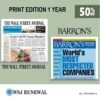 WSJ Newspaper and Barron’s Print SKU WRN486914