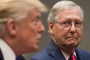 Trump and McConnell Rift