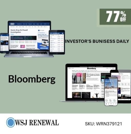 Investor's Business Daily and Bloomberg Digital Subscription 1-Year