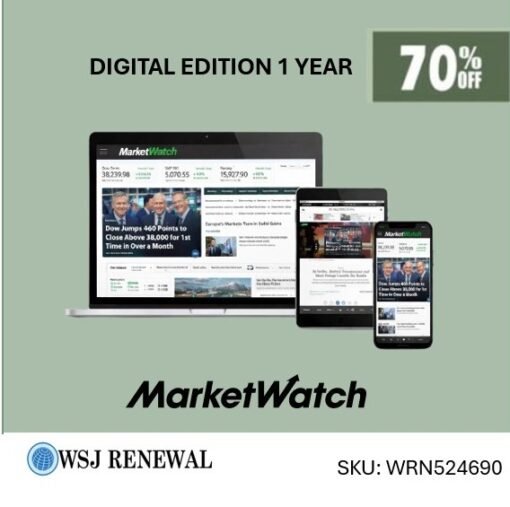 MarketWatch Digital Subscription for 1 Year – 70% Off