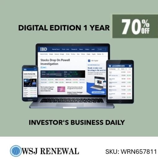 Investor’s Business Daily Digital Subscription 1-Year